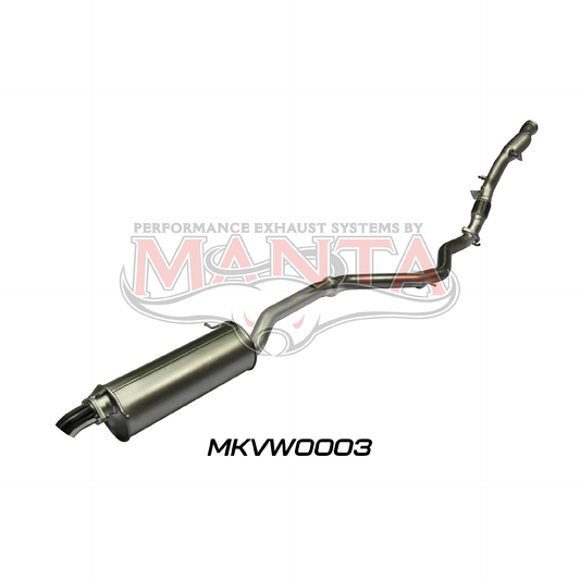 VW Amarok TDI400 3" Manta Exhaust