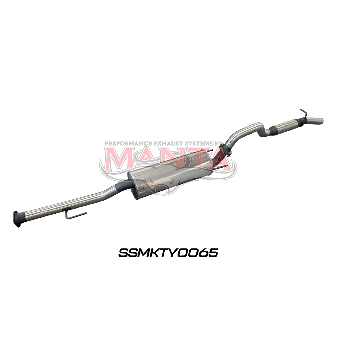 Toyota Hilux N70 2.5" Manta Exhaust