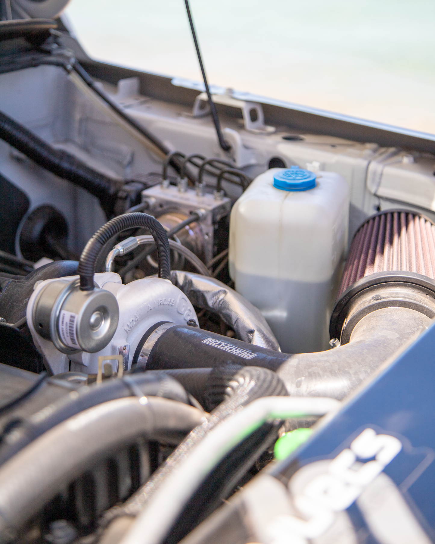 AMV Turbo Kit fitted to JB74 Suzuki Jimny in house build