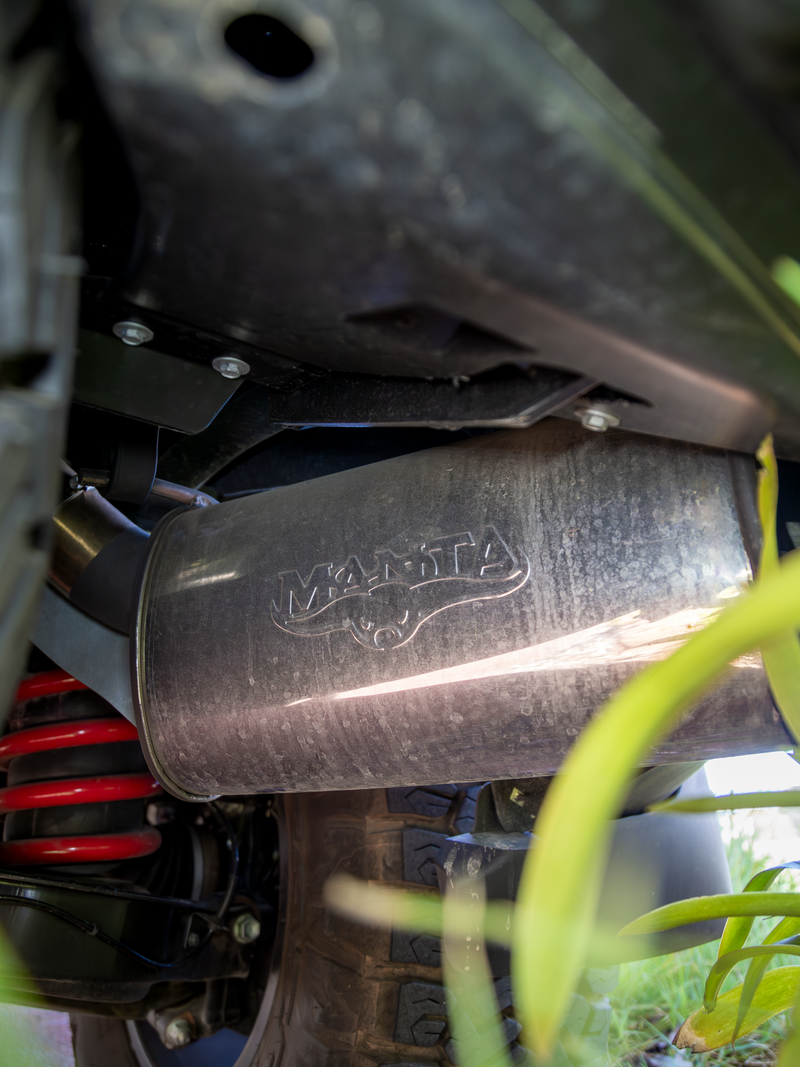 Manta Performance exhaust system fitted to a Y62 Nissan Patrol