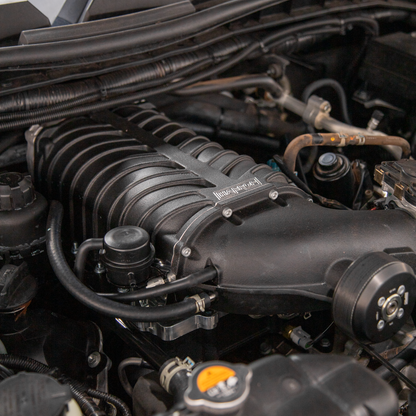 Harrop Engineering TVS2300 supercharger fitted on Nissan Patrol Y62