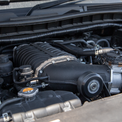 Harrop Engineering TVS2300 supercharger fitted on Nissan Patrol Y62