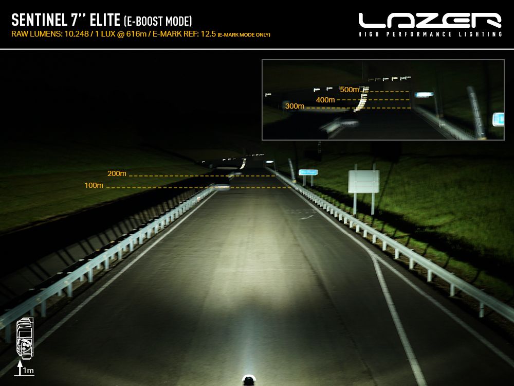 Lazer Sentinel 7'' Elite w/ Position Light