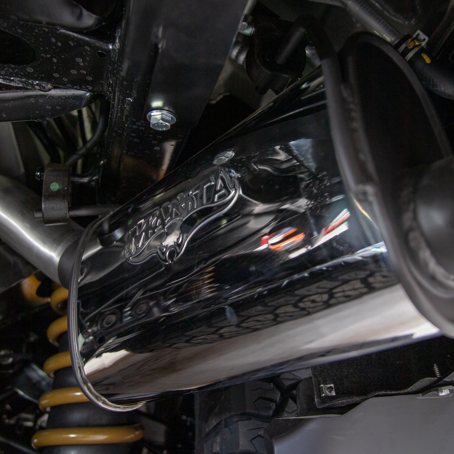 Manta Performance exhaust system fitted to a 2025 Nissan Patrol Y62