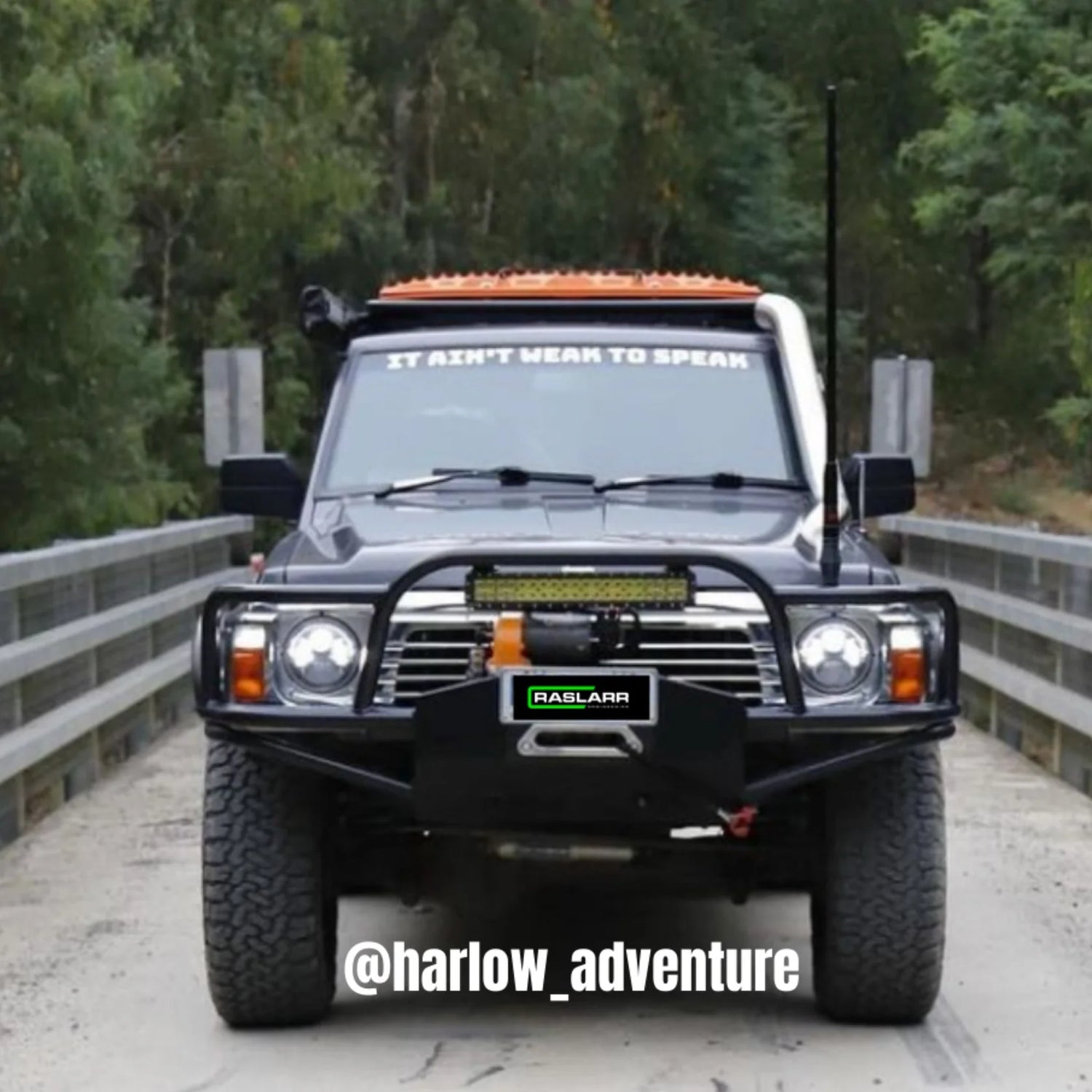 Raslarr Competition Bullbar to suit Y60 GQ Nissan Patrol 