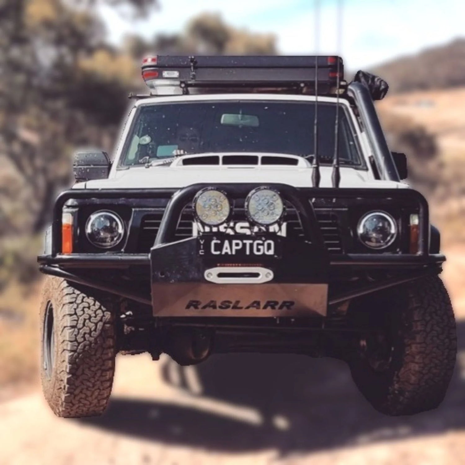 Raslarr Competition Bullbar to suit Y60 GQ Nissan Patrol 