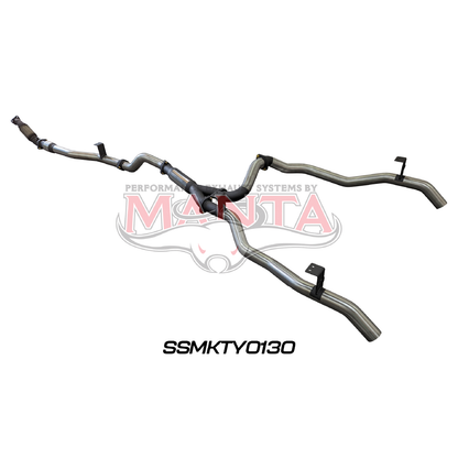 79 Series 4.5L Dual 3" Manta Exhaust