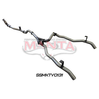 79 Series 4.5L Dual 3" Manta Exhaust