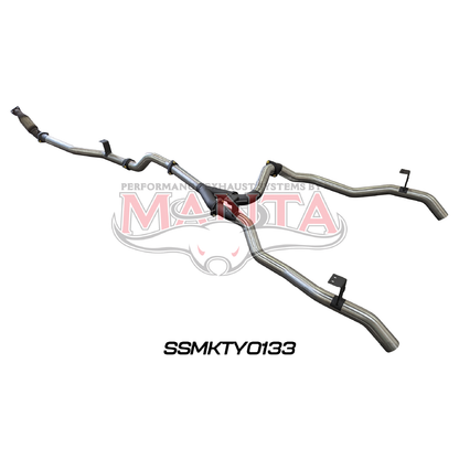 79 Series 4.5L Dual 3" Manta Exhaust