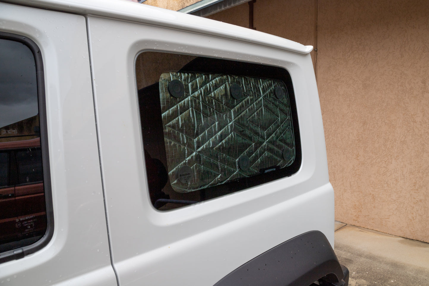 Ultimate Car Window Shades Cargo shades solar screens fitted to a JB74 Suzuki Jimny