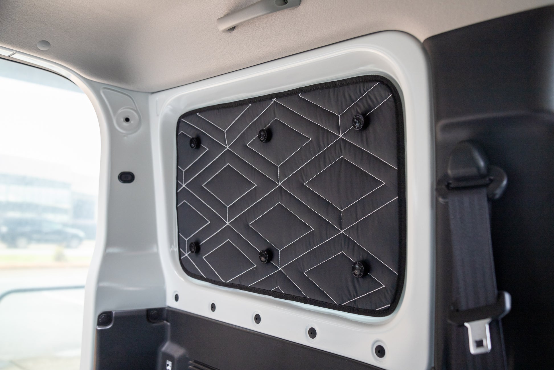 Ultimate Car Window Shades Cargo shades solar screens fitted to a JB74 Suzuki Jimny