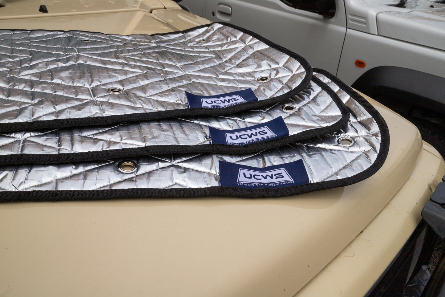 Ultimate Car Window Shades Cargo shades solar screens to suit a JB74 Suzuki Jimny