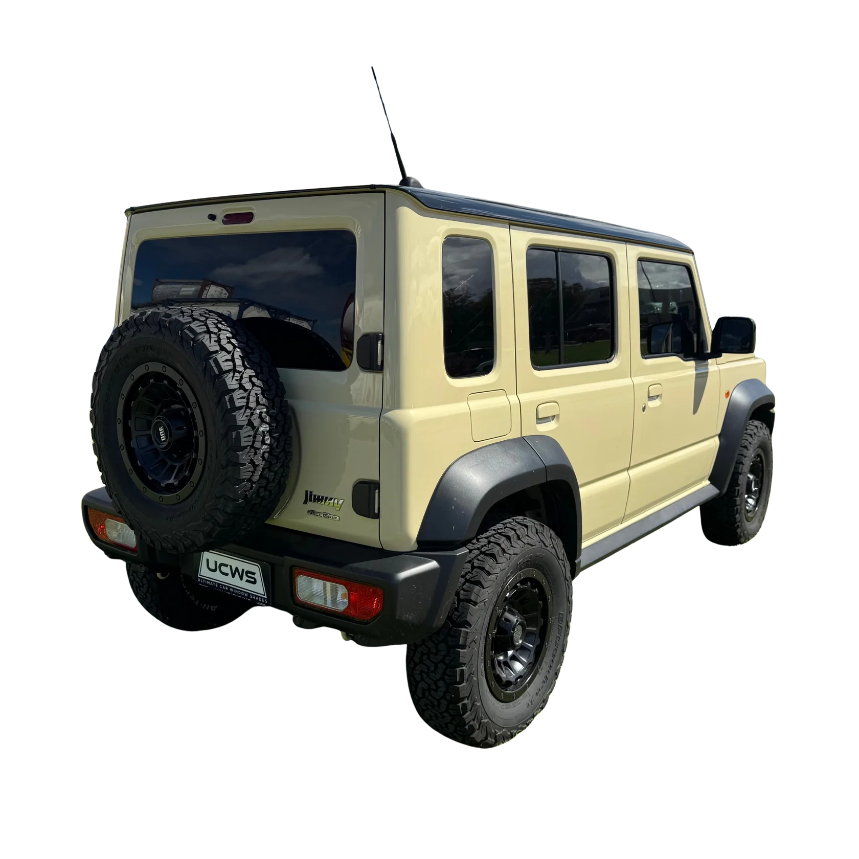 Ultimate Car Window Shades Touring shades solar screens fitted to a JC74 Suzuki Jimny XL