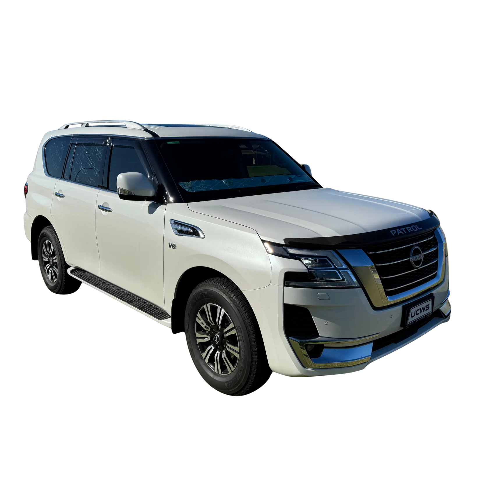 Ultimate Car Window Shades Touring shades solar screens fitted on a Y62 Nissan Patrol