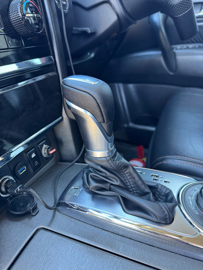 Nissan Patrol Y62 Shift Knob Black & Silver