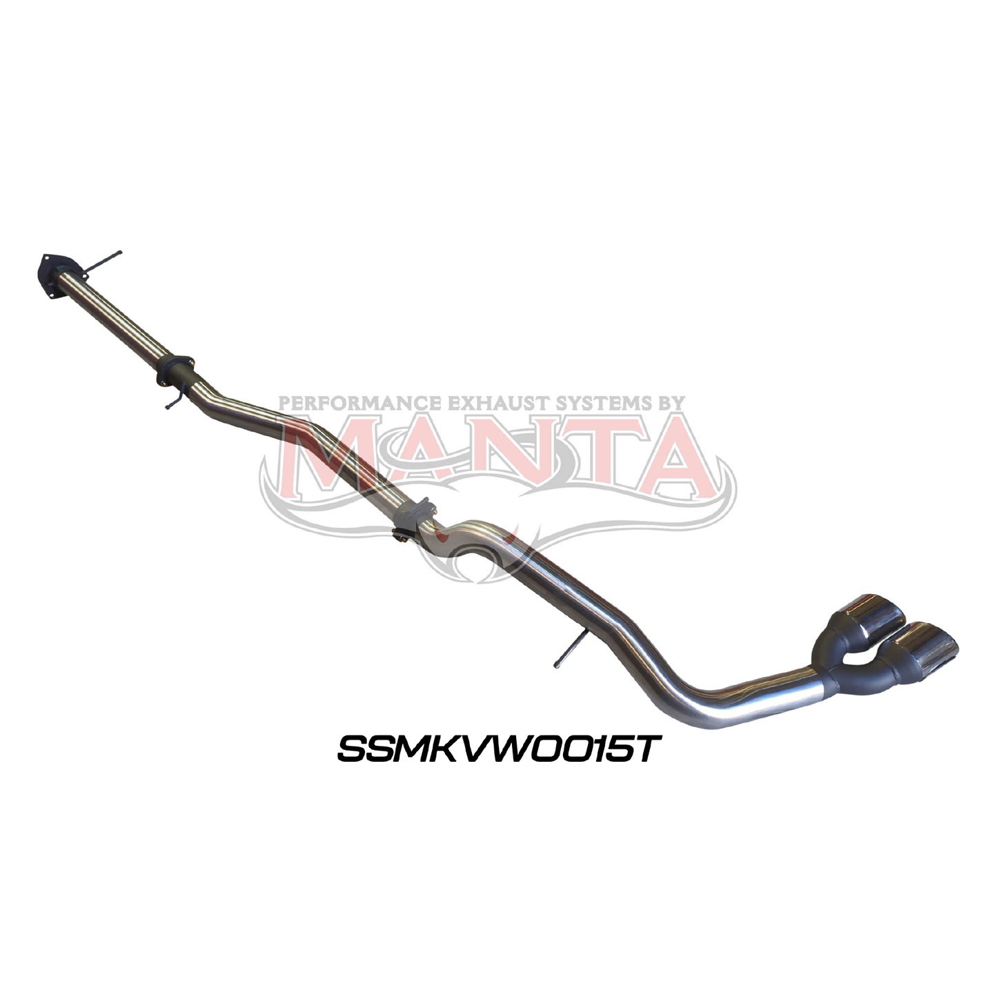 VW Amarok TDI600 3" Manta Exhaust